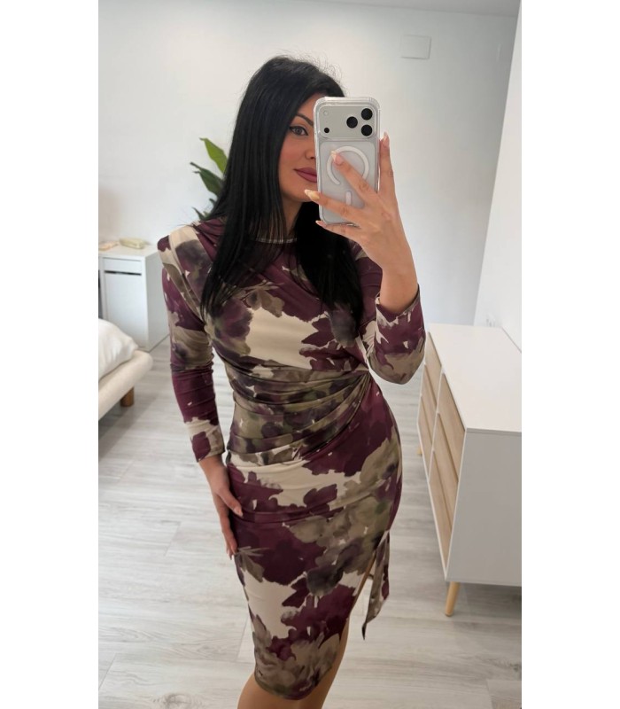 Vestido Rossé berenjena