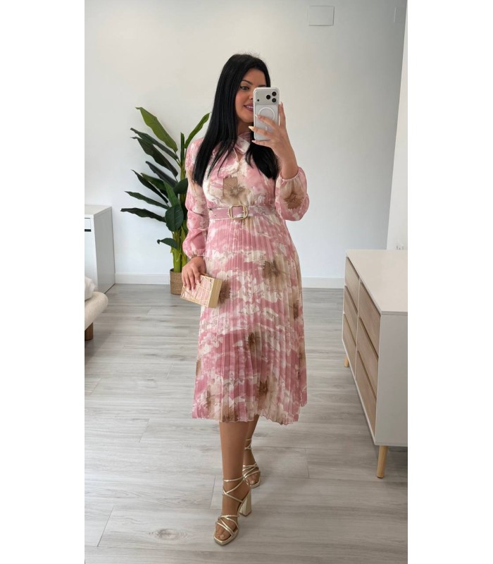 Vestido Violeta rosa