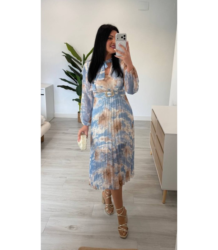 Vestido Violeta azul