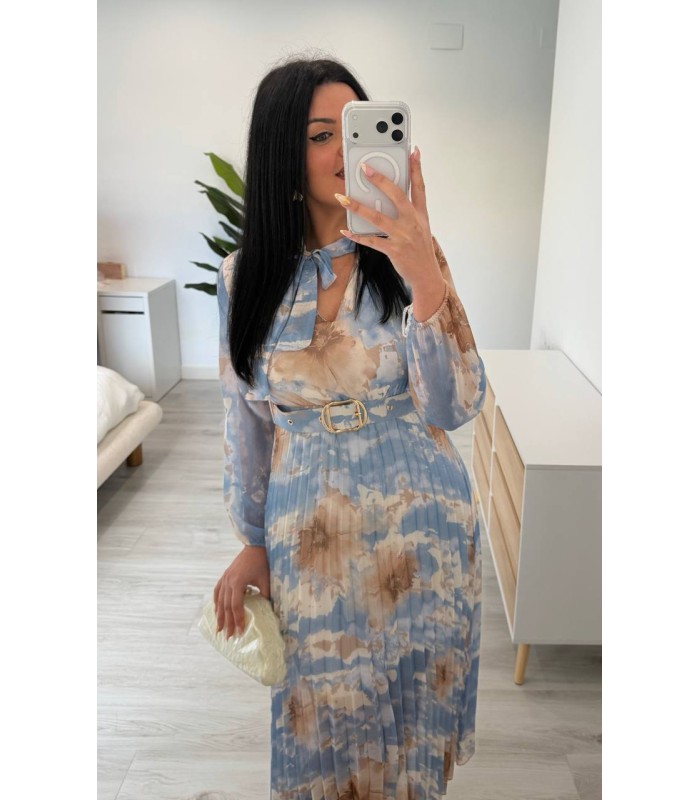 Vestido Violeta azul