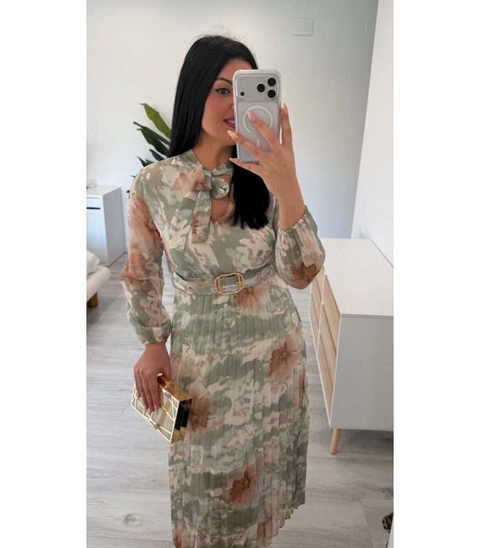 Vestido Violeta verde