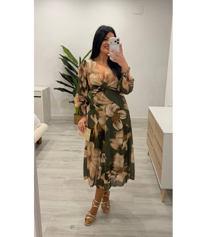 Vestido Carlota verde