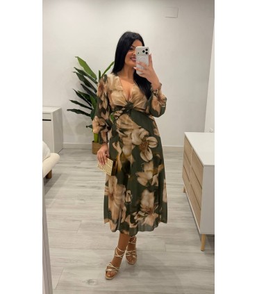 Vestido Carlota verde