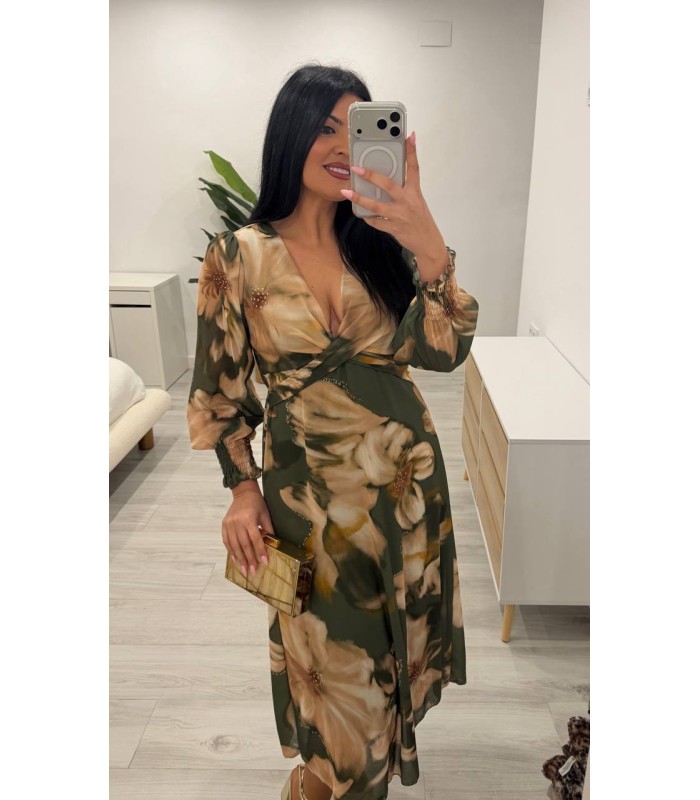 Vestido Carlota verde