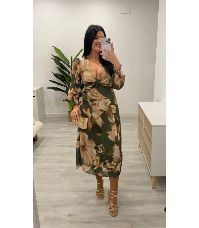 Vestido Carlota verde