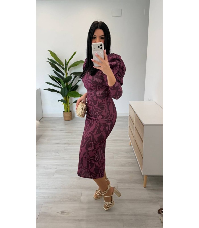 Vestido Carlota pliegues