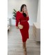 Vestido Lazada rojo