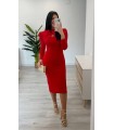 Vestido Isi rojo