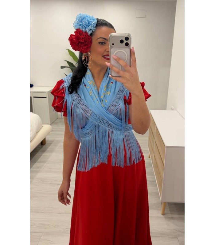 Pendientes Divina rojo