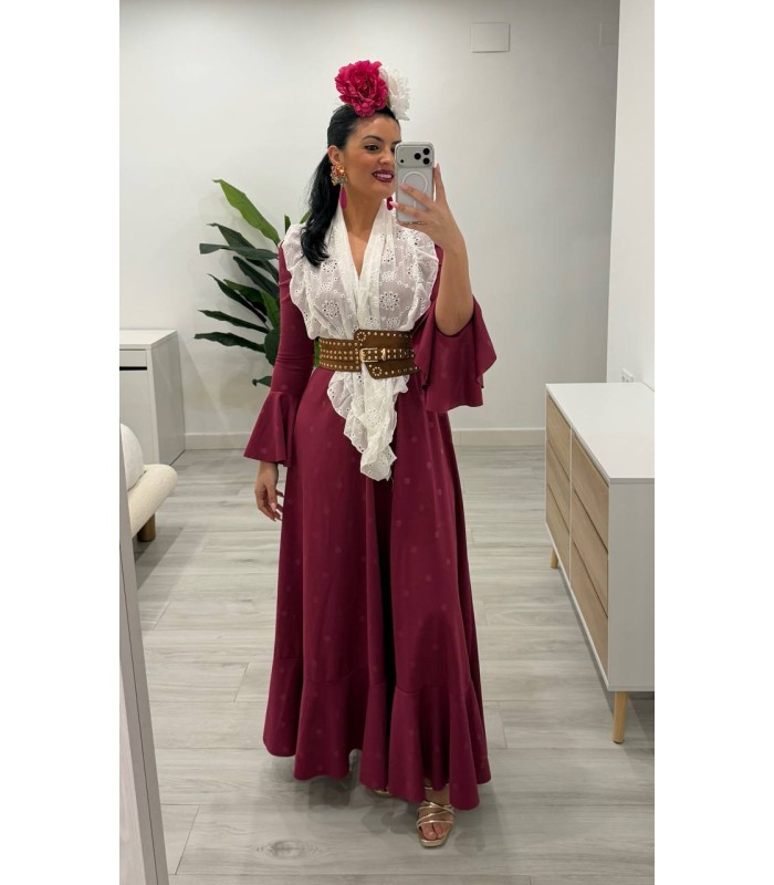 Vestido lunares buganvilla