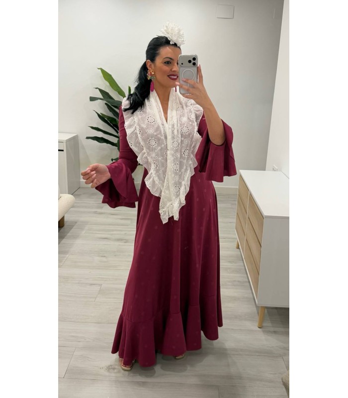 Vestido lunares buganvilla