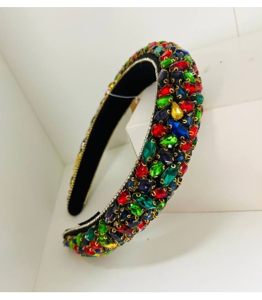 Diadema redonda brilantes