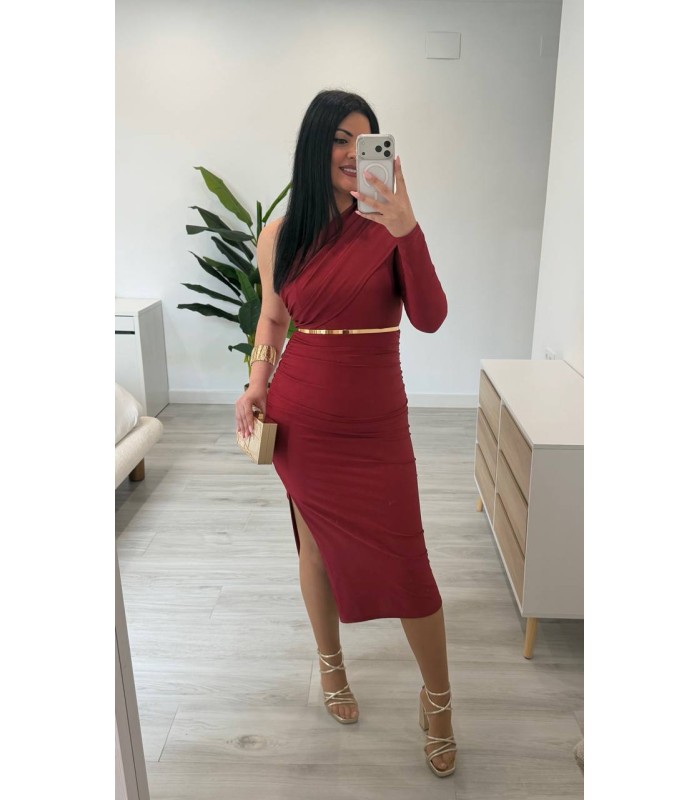 Vestido Cecilia vino