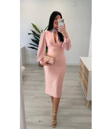 Vestido Gisella nude