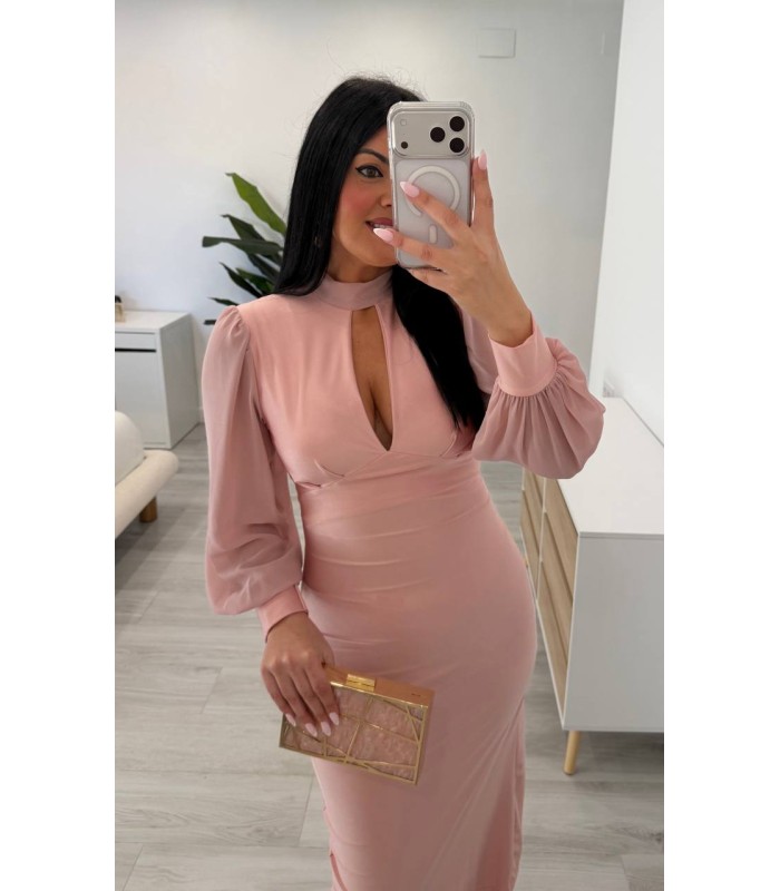 Vestido Gisella nude