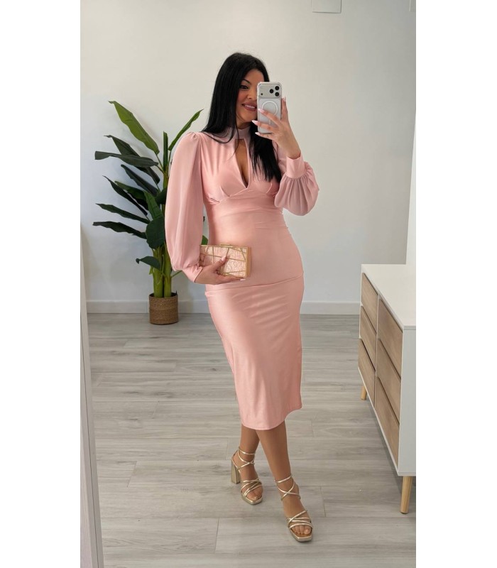 Vestido Gisella nude