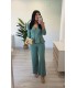 Traje chaqueta Gisella verde