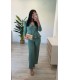 Traje chaqueta Gisella verde