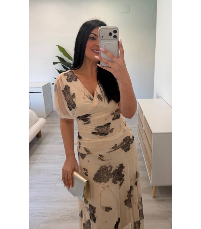 Vestido Cintia crudo