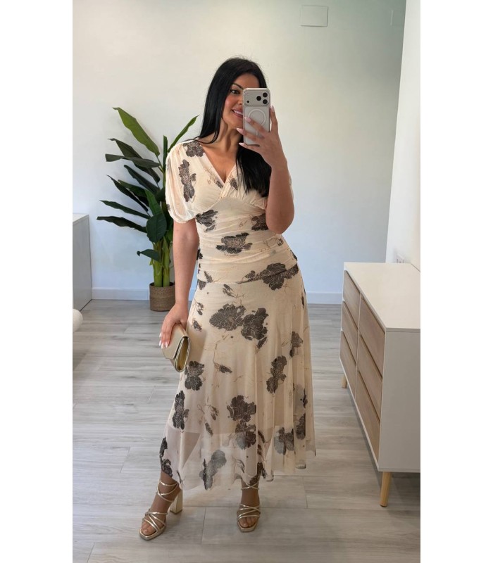 Vestido Cintia crudo