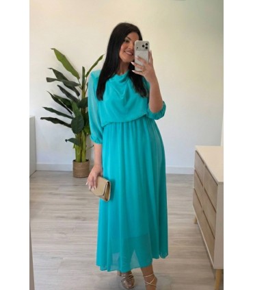 Vestido Blanca verde