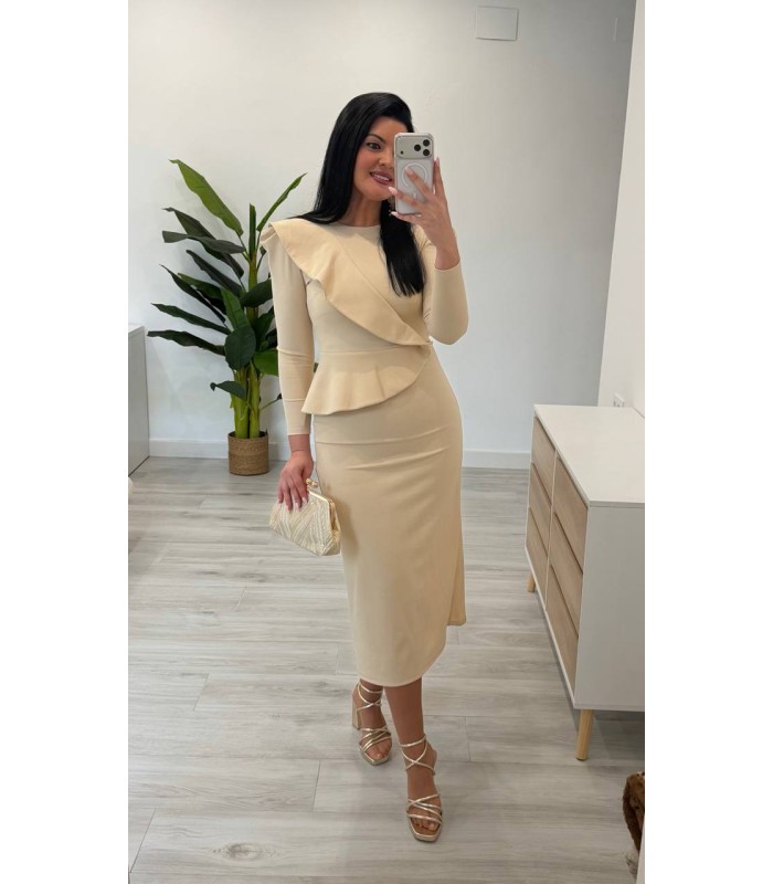 Vestido Violeta crudo