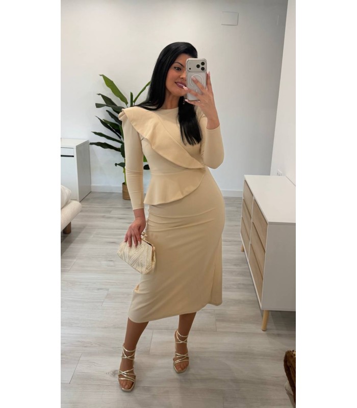 Vestido Violeta crudo