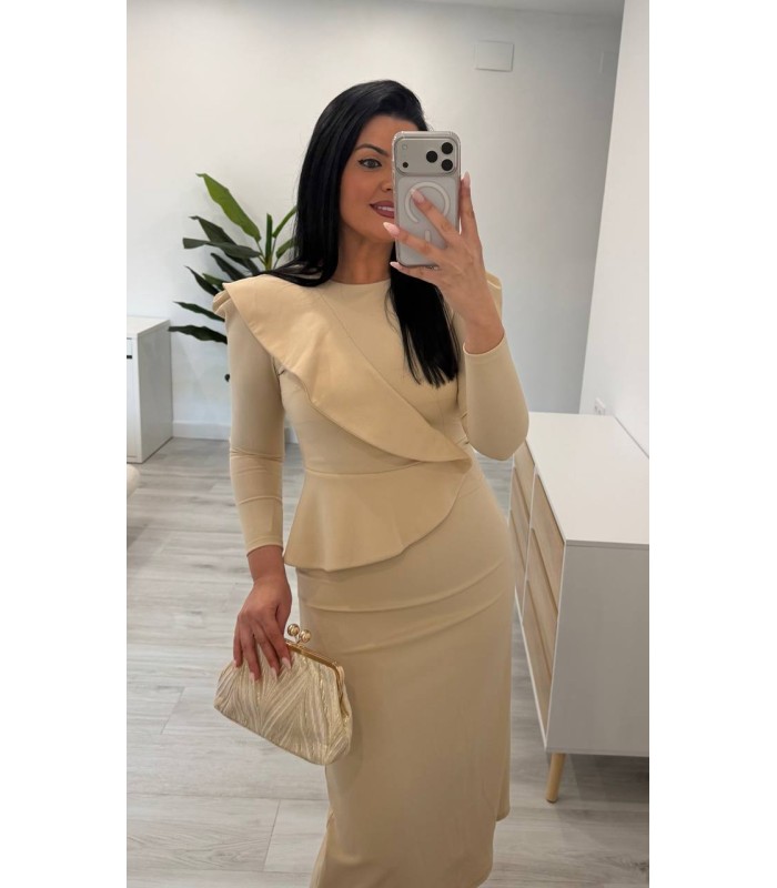 Vestido Violeta crudo