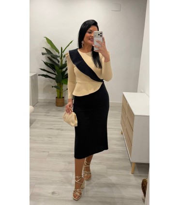 Vestido Violeta marino