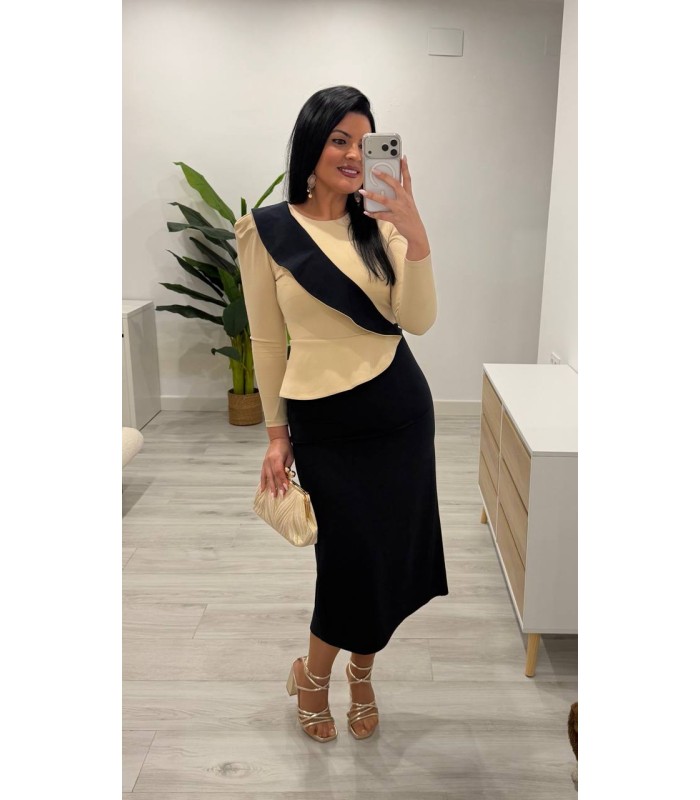 Vestido Violeta marino