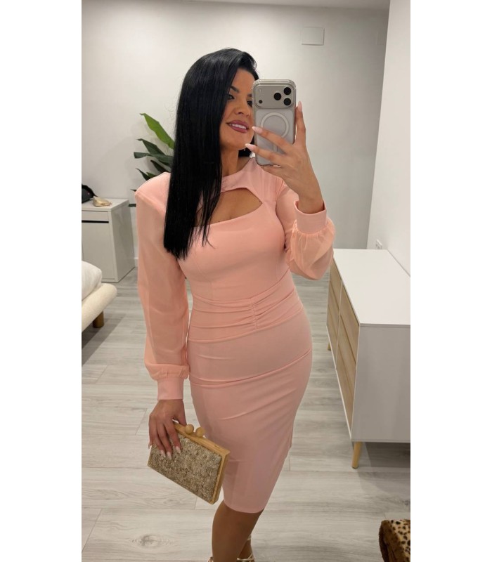 Vestido Graciela nude