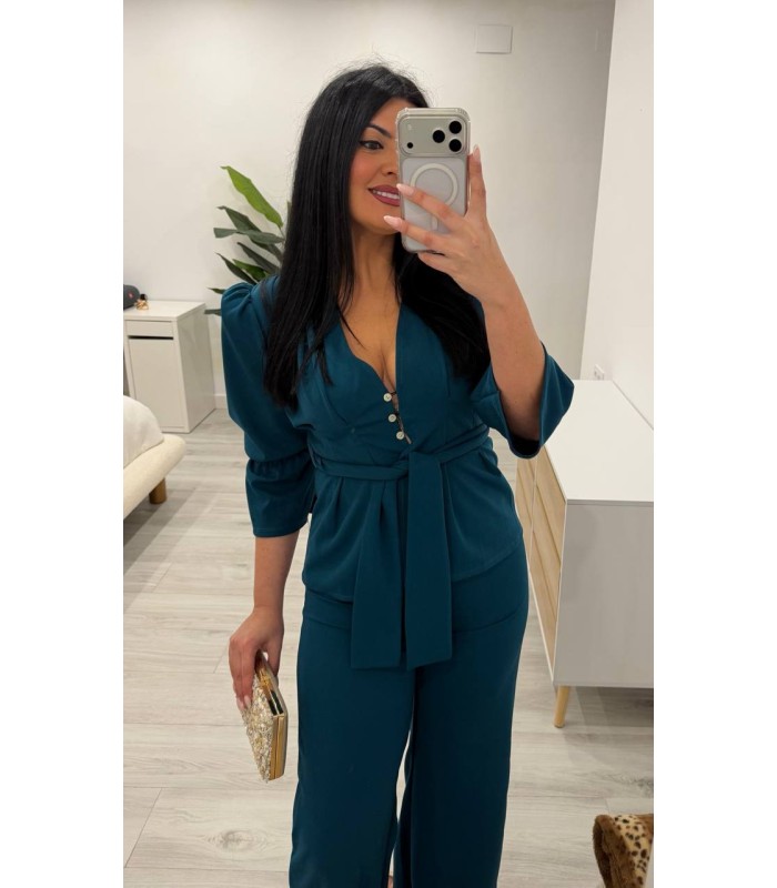 Conjunto chaqueta Mara azul