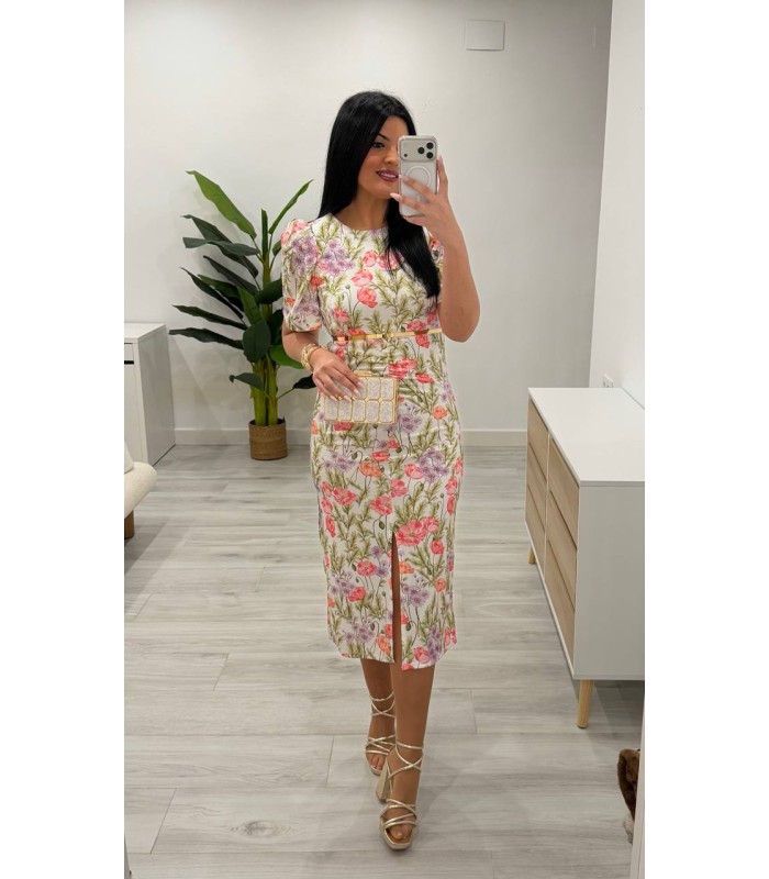 Vestido Raquel crudo