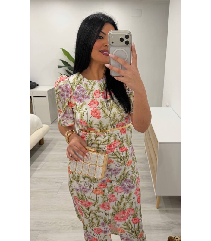 Vestido Raquel crudo