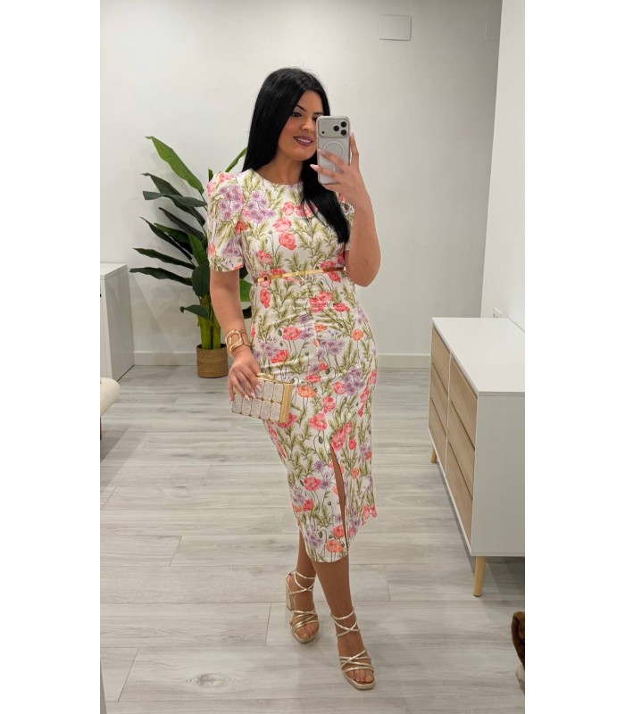 Vestido Raquel crudo