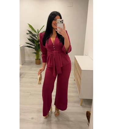 Conjunto chaqueta Mara buganvilla