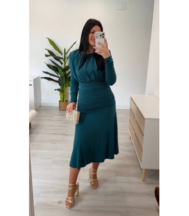 Vestido Marisa petroleo