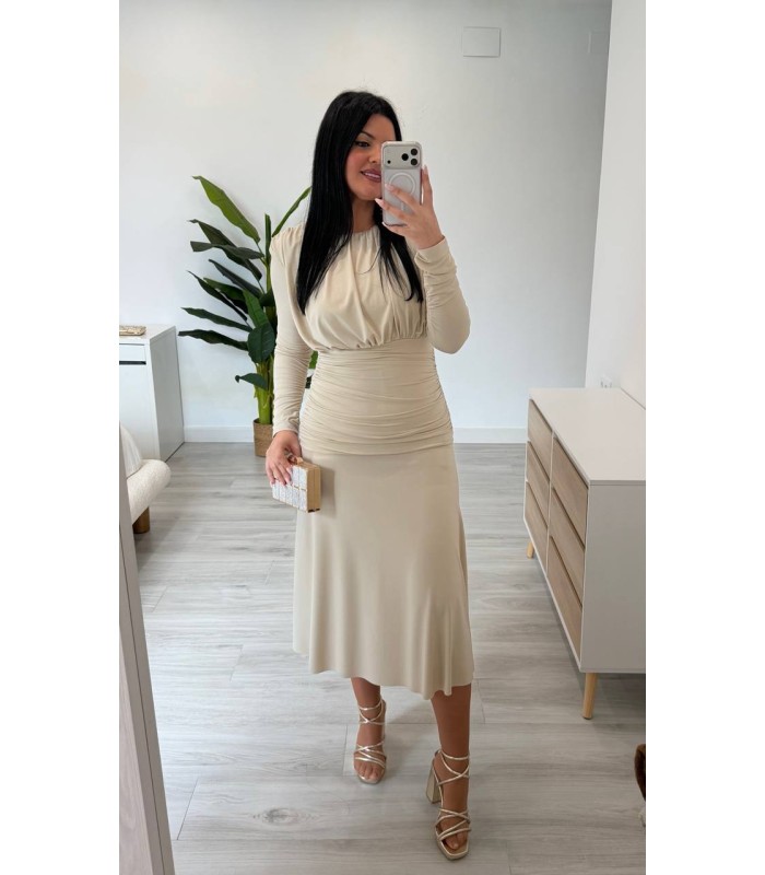 Vestido Marisa crudo