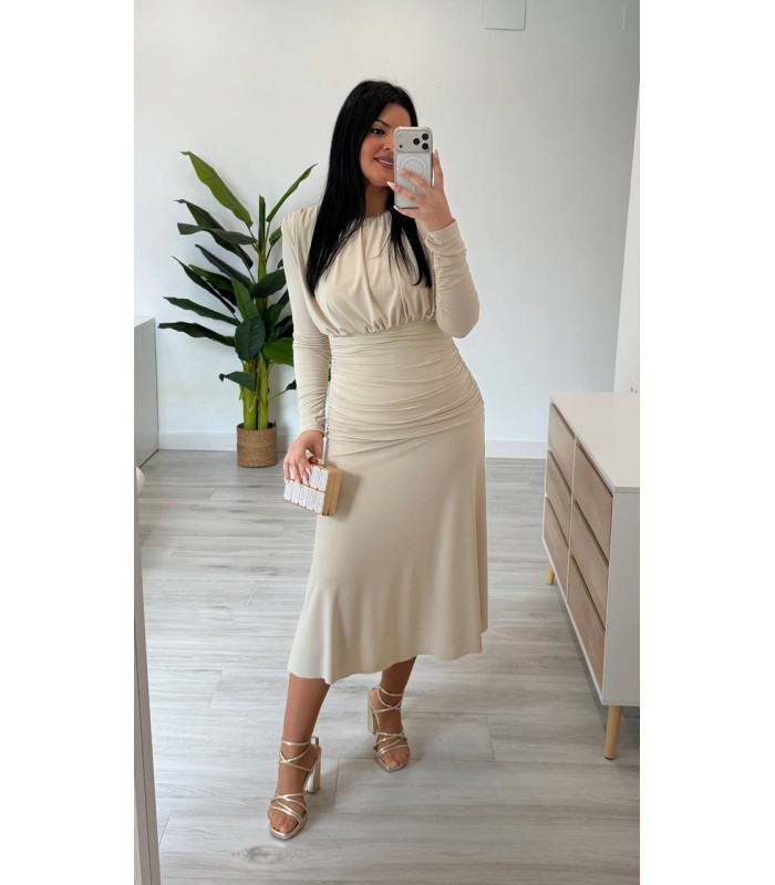 Vestido Marisa crudo