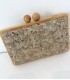 Bolso madera brillos