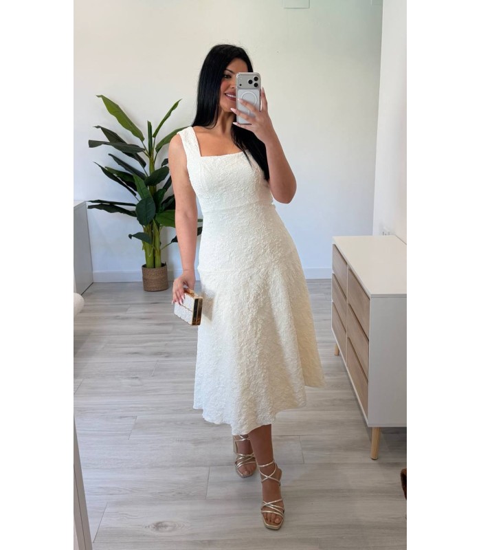 Vestido Varona jacquard torera