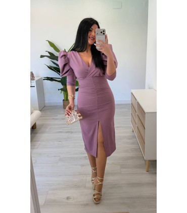 Vestido Lucía rosa viejo