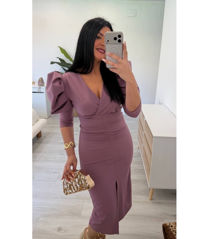 Vestido Lucía rosa viejo