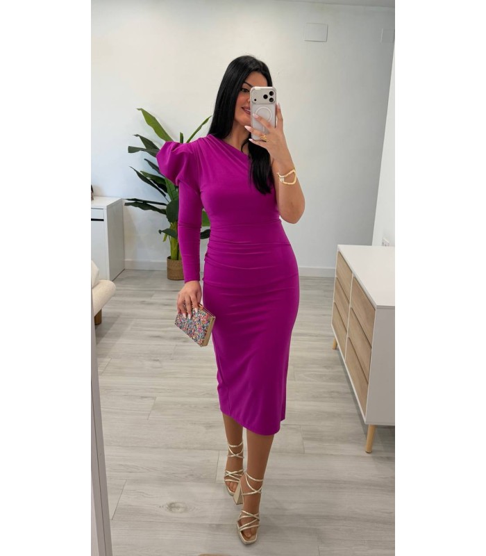 Vestido Brenda fuxia