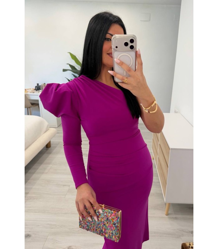 Vestido Brenda fuxia