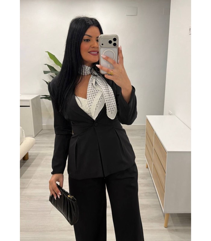 Traje chaqueta Diana negro