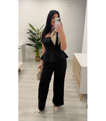 Conjunto top y pantalón negro