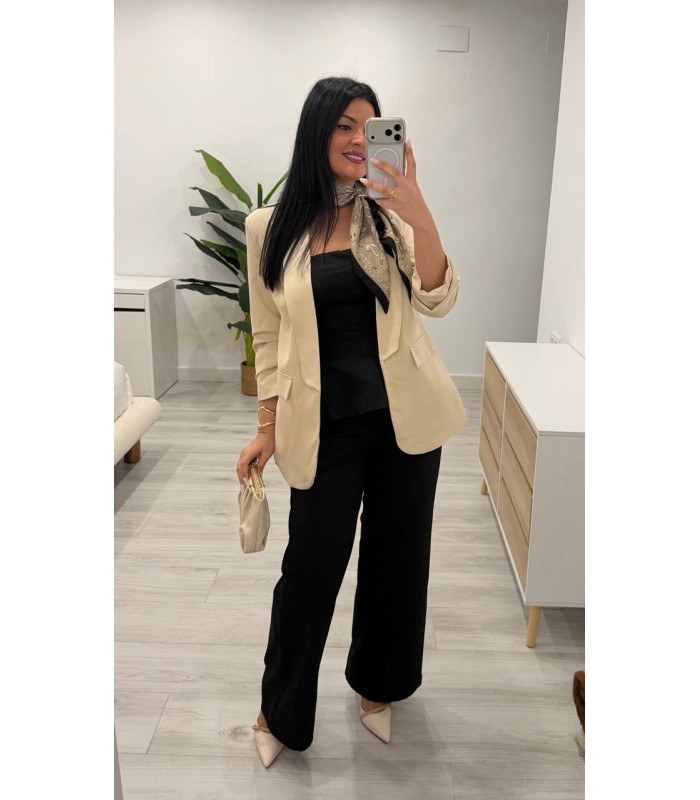 Conjunto top y pantalón negro