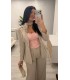 Traje chaqueta Diana camel