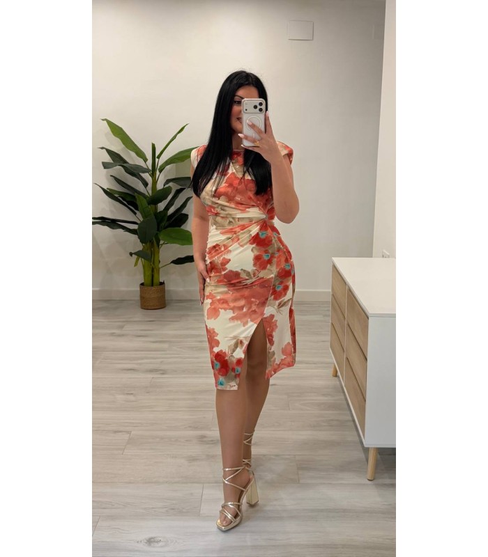 Vestido Rossé coral